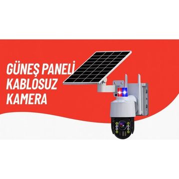 UltraTekno CMR46 Güneş Panelli 4G+ Wi-Fi 5MP Dış Mekan Güvenlik Kamerası