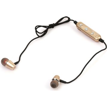 Ultratekno MS-T14 TF Kart Destekli Sporcu Metal Gold Bluetooth Kulak Içi Kulaklık