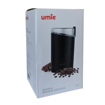 Umie KB-U50 60 gr Kapasiteli Siyah 140 W Kahve ve Baharat Öğütücü