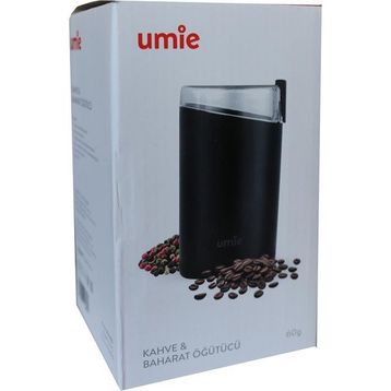 Umie KB-U50 60 gr Kapasiteli Siyah 140 W Kahve ve Baharat Öğütücü