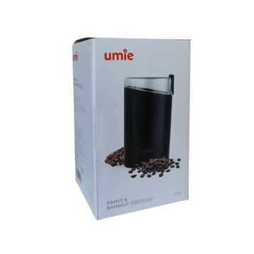Umie KB-U50 60 gr Kapasiteli Siyah 140 W Kahve ve Baharat Öğütücü