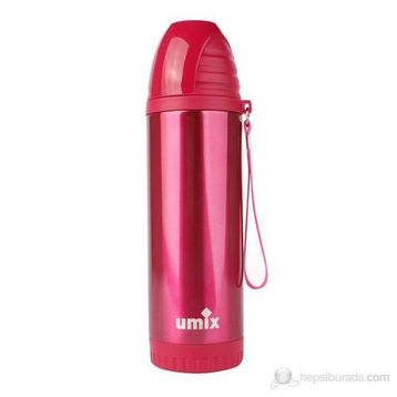 Umix 500 ml. Kırmızı Çelik İçli Matara