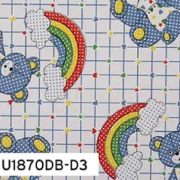 Umix Fix U1870DB-D3 200x45 cm Dekoratif Ayıcıklar Yapışkanlı Folyo