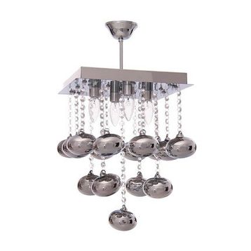 Umur Aydınlatma Glass 4lü Kare Ledli Kumandalı Sarkıt Avize