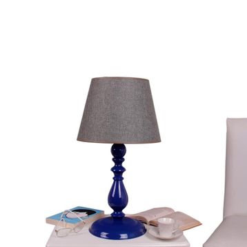 Umur Aydınlatma Otto Parlement Ayak Gri Şapkalı Abajur