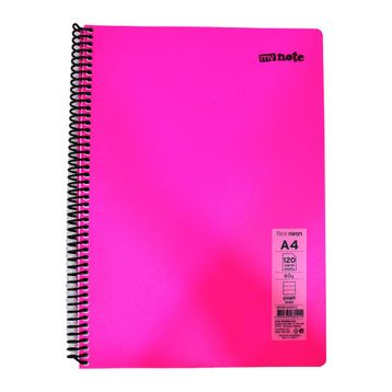 Umur Mynote Flex Neo A4 40 Yaprak Çizgili Pembe Defter