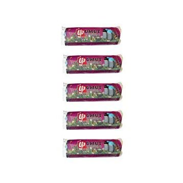 Umut 2 Kat Siyah 600 gr 80x110 cm 10 Adetlik Jumbo Çöp Torbası (10 adet)