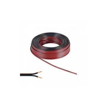 Ünal 2x0.75 mm Siyah-Kırmızı Cu-Cu Kordon Kablo