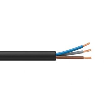 Ünal H05VV-F 3x6 mm² Siyah TTR Kablo