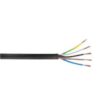 Ünal H07VV-F 5x6 mm² 100'lük Siyah TTR Kablo