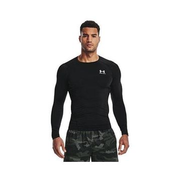 Under Armour 1361524-001 Siyah UA HG Armour Comp LS Antrenman Erkek T-Shirt