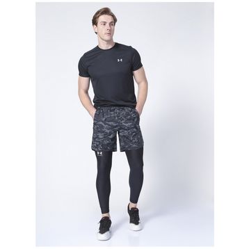 Under Armour 1361586 Hg Armour Leggings Siyah Beyaz Erkek Tayt