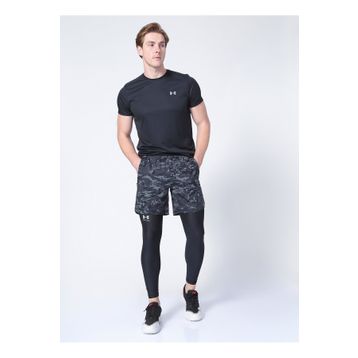 Under Armour 1361586 Hg Armour Leggings Siyah Beyaz Erkek Tayt