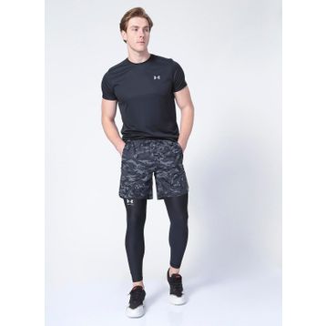Under Armour 1361586 Hg Armour Leggings Siyah Beyaz Erkek Tayt