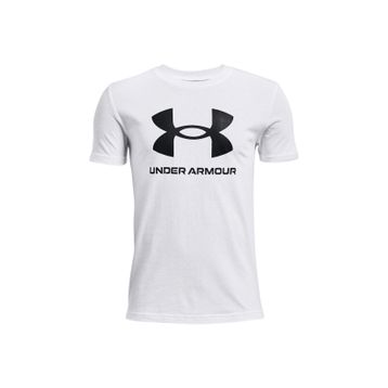 Under Armour 1363282 UA Sportstyle Logo SS Beyaz Çocuk T-shirt
