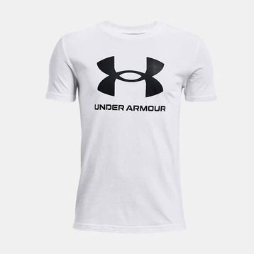 Under Armour 1363282 UA Sportstyle Logo SS Beyaz Çocuk T-shirt