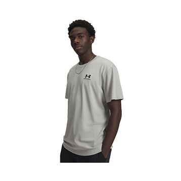 Under Armour 1373997-069 Gri Ua M Logo Emb Heavyweight Ss Erkek Günlük Tişört