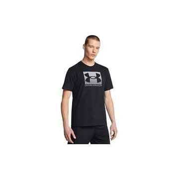 Under Armour 1386793-001 Siyah UA M Boxed Sports Updated SS Günlük Erkek T-Shirt