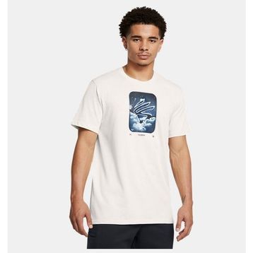 Under Armour 1387108-114 Curry Heavyweight Beyaz Erkek T-shirt