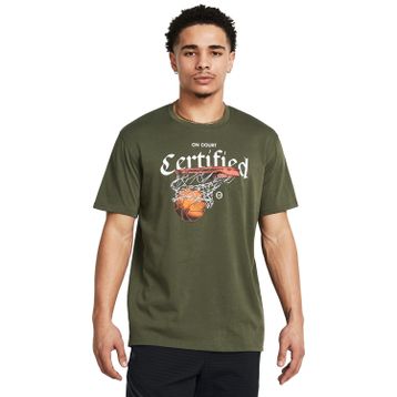 Under Armour 1387376-390 Heavyweight Yeşil Erkek T-shirt