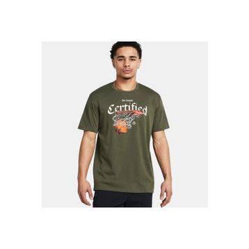 Under Armour 1387376-390 Heavyweight Yeşil Erkek T-shirt