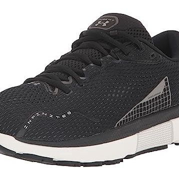 Under Armour 3026550 UA W HOVR İnfinite 5 Black White Metallic Spor Ayakkabı