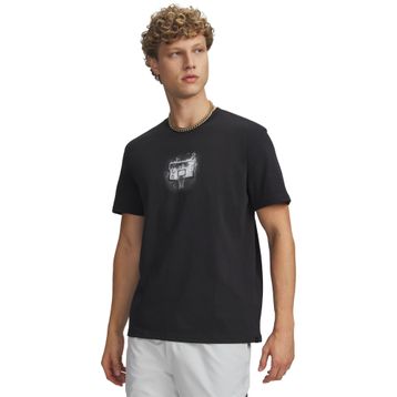 Under Armour 6009784-001 Siyah Curry Let Him Cook Tee Erkek Basketbol Tişört