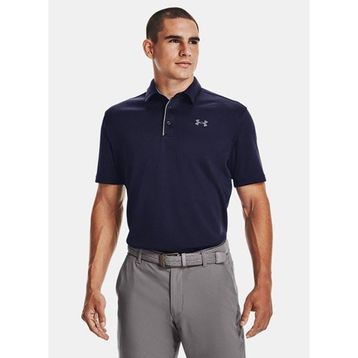 Under Armour Düz Koyu Lacivert Erkek Polo T-Shirt