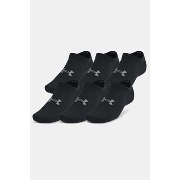 Under Armour Ua Essential No Show 6PK Siyah Unisex Çorap