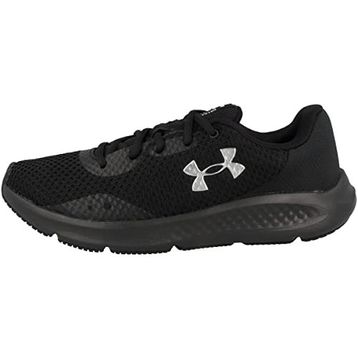 Under Armour UA W Charged Pursuit 3 Siyah Metalik Gümüş Kadın Koşu Ayakkabısı