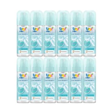 Uni Baby 12x150 ml Nemlendiricili Bebeksi Dokunuş Bebek Kolonyası