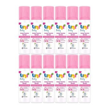Uni Baby 12x200 ml Kolay Saç Tarama Spreyi