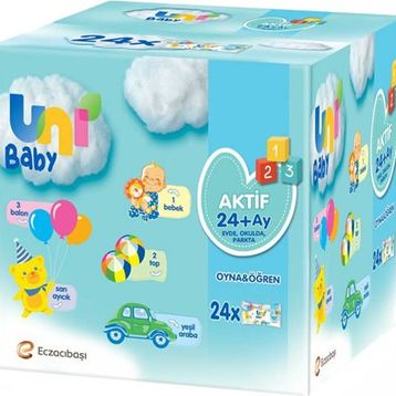 Uni Baby 24x52'li Aktif Islak Mendil