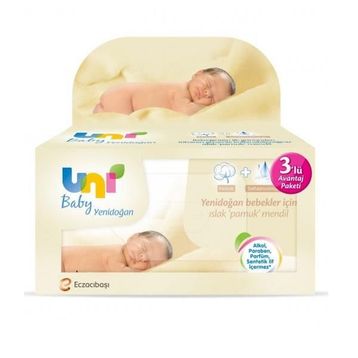 Uni Baby 2x40 3x40 Yenidoğan Havlu