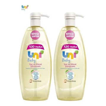 Uni Baby 2x900 ml Şampuan Boyasız