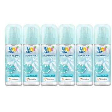 Uni Baby 6x150 ml Nemlendiricili Bebeksi Dokunuş Bebek Kolonyası