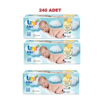 Uni Baby 6x40'lı Yenidoğan Islak Mendil