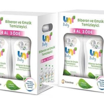 Uni Baby 8'li 500 ml Biberon ve Emzik Temizleyici Set