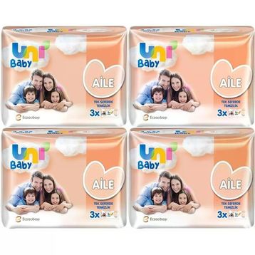 Uni Baby Aile 12x52 Adet Islak Mendil