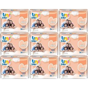 Uni Baby Aile 52x27 Paket 1404 Yaprak Islak Mendil