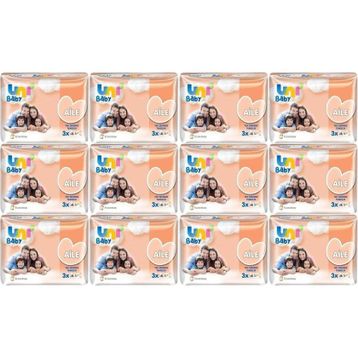 Uni Baby Aile 52x36 Paket 1872 Yaprak Islak Havlu Mendil