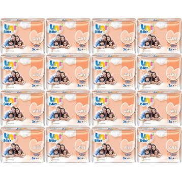 Uni Baby Aile 52x48 Paket 2496 Yaprak Islak Mendil