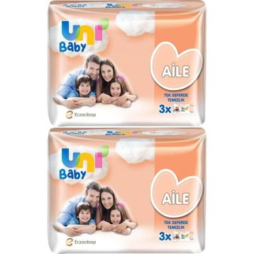 Uni Baby Aile 52x6 Paket 312 Yaprak Islak Havlu Mendil