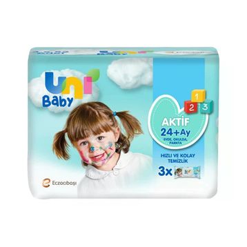 Uni Baby Aktif 36x52 Adet Bebek Islak Mendil