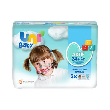 Uni Baby Aktif 9x52 li Islak Mendil