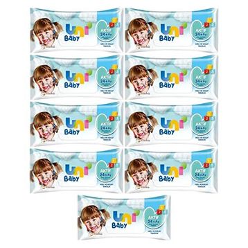 Uni Baby Aktif 9x52 li Islak Mendil