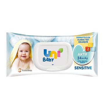 Uni Baby Aktif Sensitive 1872 Yaprak Islak Havlu