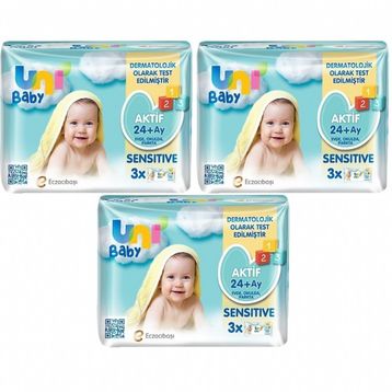 Uni Baby Aktif Sensitive 468 Yaprak Islak Mendil