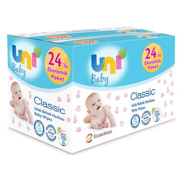 Uni Baby Classic 56x24'lü 1344 Yaprak Islak Havlu