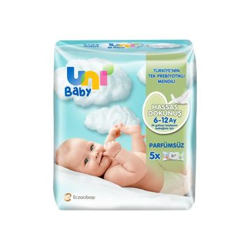 Uni Baby Hassas Dokunuş 5'li Islak Mendil